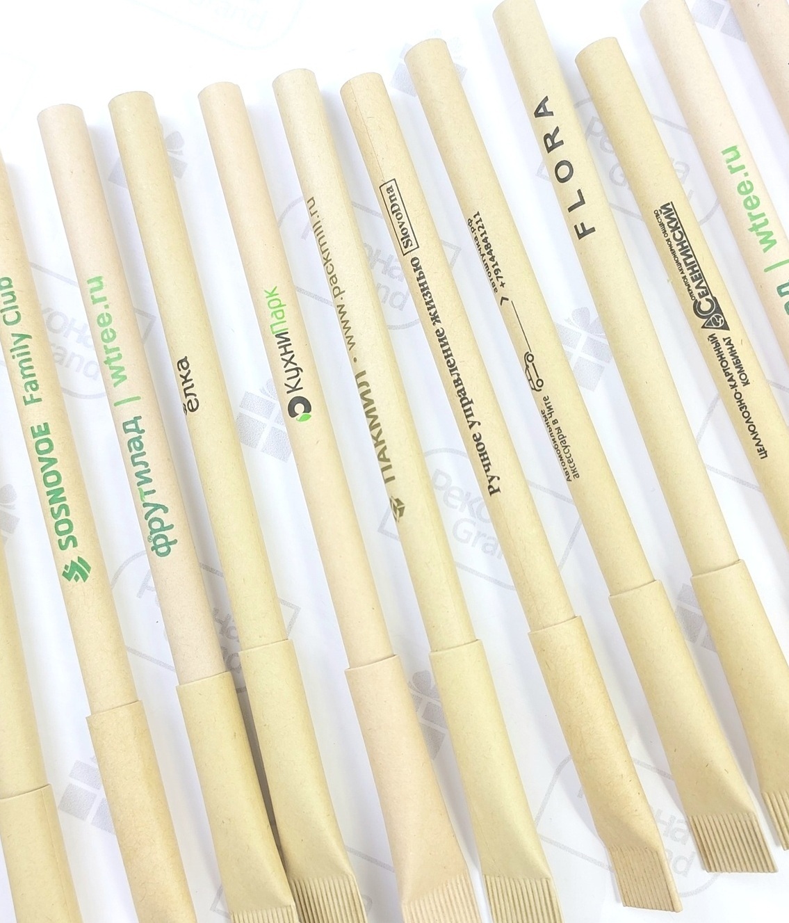 эко ручки с логотипом